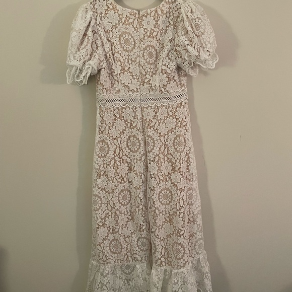 Just Me White Lace Dress - Picture 11 of 11